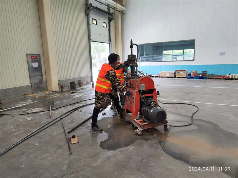 罗源厂房地面下沉塌陷注浆加固施工